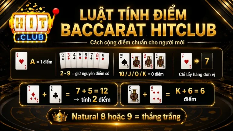 Baccarat HITCLUB – Chi Tiết Luật Chơi Và Tỷ Lệ Cược
