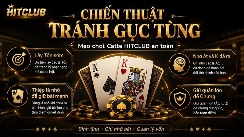 Chiến thuật tránh Gục Tùng khi chơi Catte HITCLUB