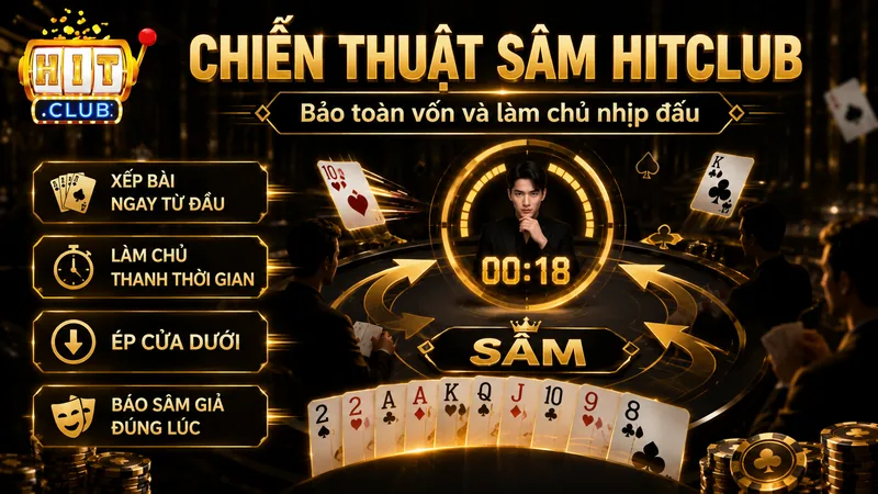 Chiến thuật quản lý thời gian và chạy bài Sâm HITCLUB
