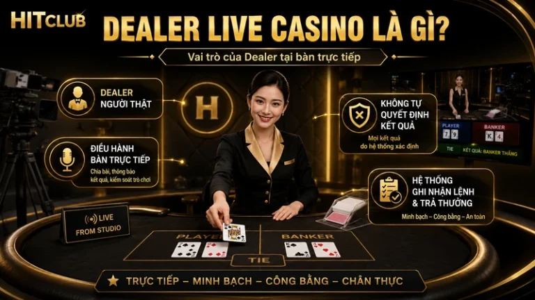 Dealer Live Casino Là Gì? Một Ván Trực Tiếp Diễn Ra Thế Nào?