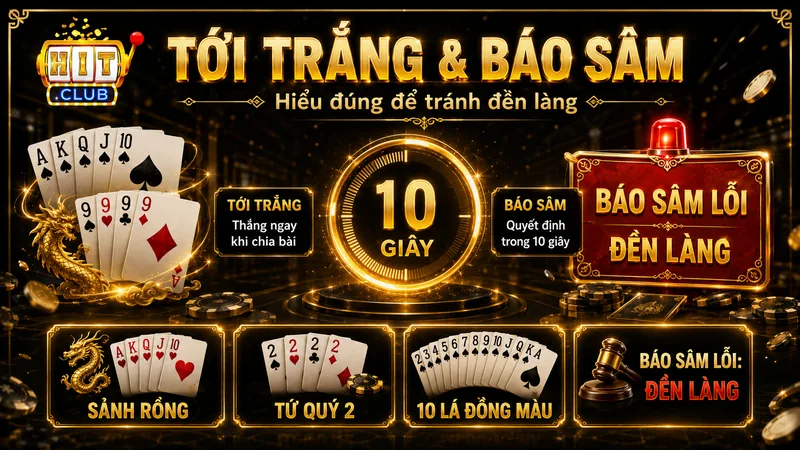 Các trường hợp Tới Trắng và Báo Sâm tại HITCLUB