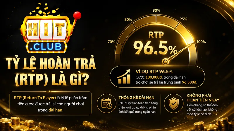 Tỷ lệ RTP trong game Nổ Hũ HITCLUB